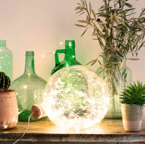 Lampe LED Bocal Alien - Facehugger 20 Cm - Verre, Neuf