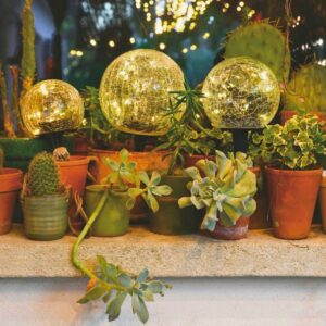 Boules lumineuses décoratives led solaires