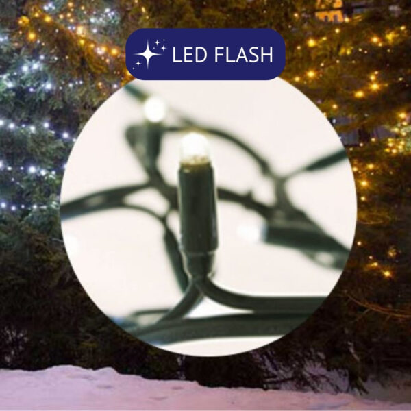 Guirlande Lumineuse 20m 200 LED Blanc Chaud Rechargeable - Minuterie, 8 Modes, Télécommande, IP44 Intérieur/extérieur